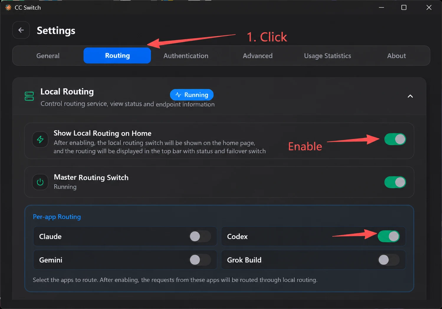 Grok in Codex setup screenshot