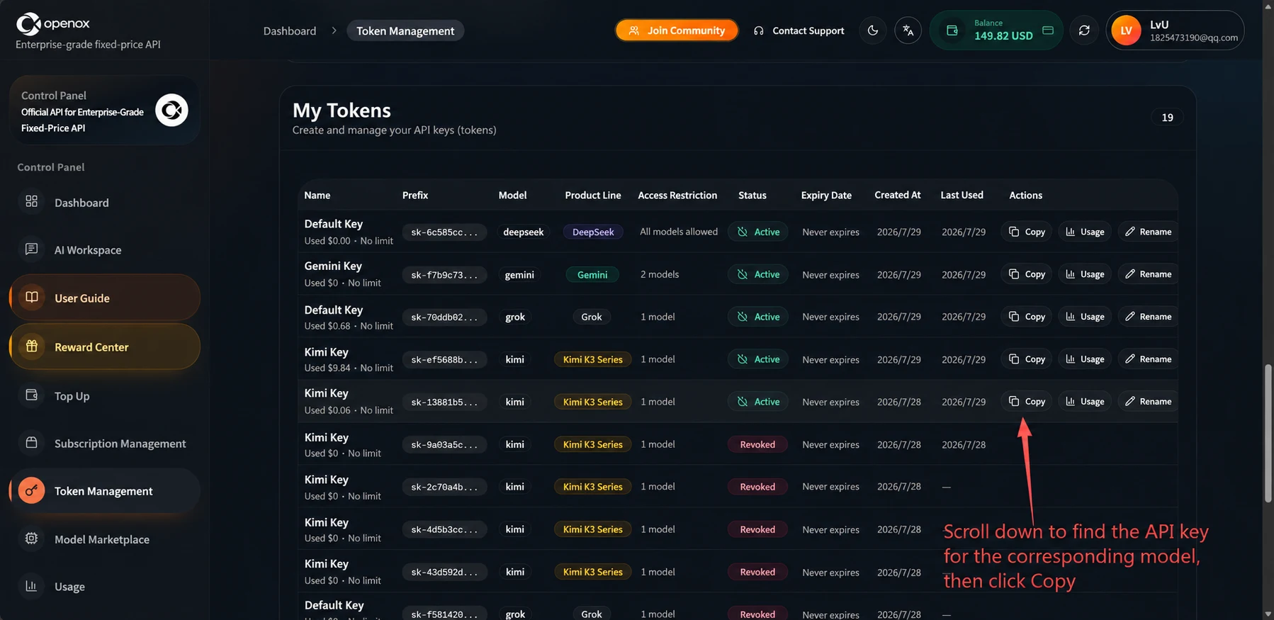 Grok in Codex setup screenshot