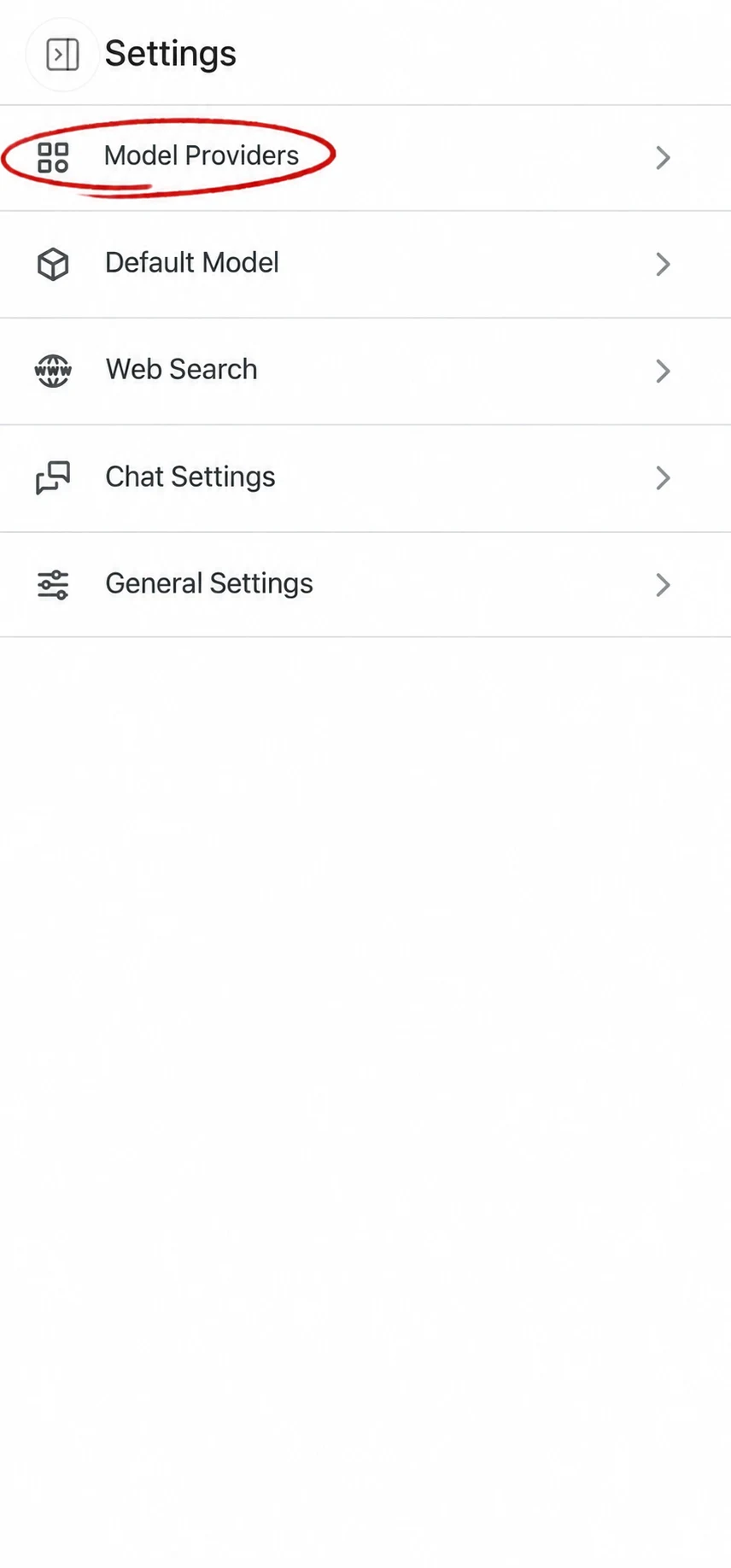 Chatbox setup screenshot